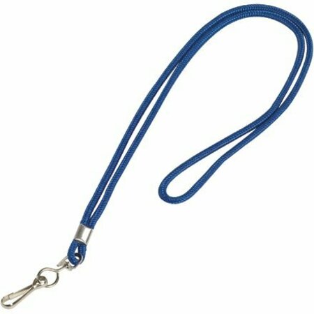 BSC PREFERRED Standard Blue Lanyard with Hook, 24PK S-13755BLU